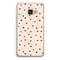 Kleine kattenkopjes: Samsung A3 (2017) Transparant Hoesje