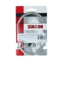 Simson Binnenkabel trommelrem 225 cm rvs zilver