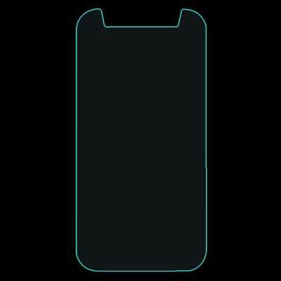 Universele Gehard glazen 0.26mm schermprotector voor 4.5 inch mobiele telefoons