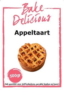 BakeDelicious - Appeltaart mix - 500 gr.