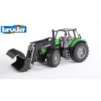 Bruder 03081 Deutz Agrotron X720 Tractor met Voorlader - thumbnail