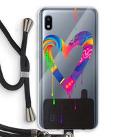 Melts My Heart: Samsung Galaxy A10 Transparant Hoesje met koord