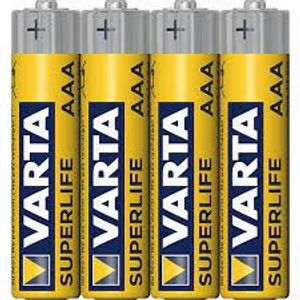 Varta superlife aa batterijen. zink-carbon. per 60. (werkplaatsverpakking)