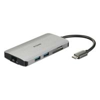 Hub USB C D-Link DUB-M810 Zilverkleurig 100 W