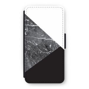 Combinatie marmer: iPhone 12 Pro Flip Hoesje