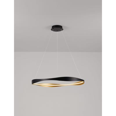 Lyora Design hanglampDobi Ø 80cm zwart met goud - 9030643