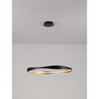 Lyora Design hanglampDobi Ø 80cm zwart met goud - 9030643