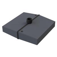 Helcosol Parasolvoet 25kg split vulbaar antraciet