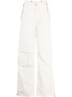 Dion Lee pantalon à lien de resserrage - Blanc