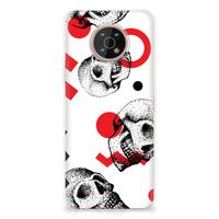 Silicone Back Case Nokia G50 Skull Red - thumbnail