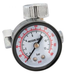 Airpress Reduceerventiel met manometer | 1/4" buitendraad | 10 bar - 44807