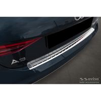 RVS Bumper beschermer passend voor Audi A3 (8Y) Sportback 2020- 'Ribs' AV235514
