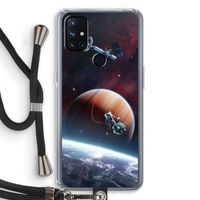 Examiner: OnePlus Nord N10 5G Transparant Hoesje met koord Examiner: OnePlus Nord N10 5G Transparant Hoesje met koord