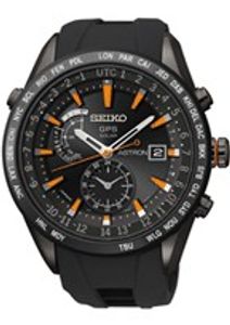 Horlogeband Seiko SAST025G.7X52-0AE0 Rubber Zwart 24mm