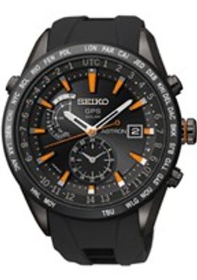 Horlogeband Seiko SAST025G.7X52-0AE0 Rubber Zwart 24mm