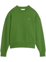 AMI Paris sweat à logo brodé - Vert