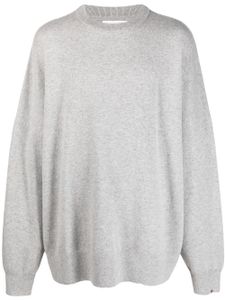 extreme cashmere crew-neck cashmere-blend jumper - Gris