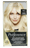 L'Oréal Paris Preference 9.1 Oslo - Zeer Licht Asblond