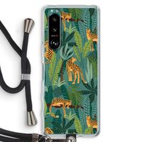 Luipaard 2: Sony Xperia 5 III Transparant Hoesje met koord