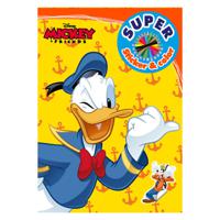 Boek Specials Nederland BV Mickey & Friends Super Sticker & Color Kleurboek