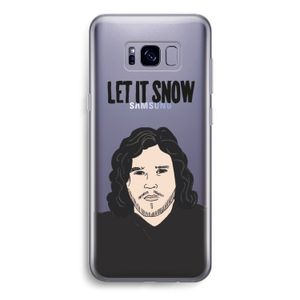 Let It Snow: Samsung Galaxy S8 Transparant Hoesje