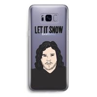 Let It Snow: Samsung Galaxy S8 Transparant Hoesje