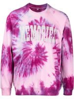 Stain Shade x Hiroshi Fujiwara sweat à imprimé tie-dye - Rose - thumbnail