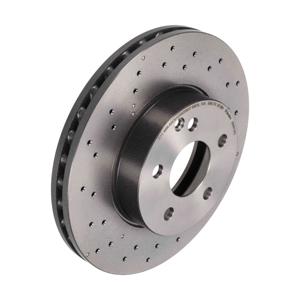 Remschijf COATED DISC LINE BREMBO, Remschijftype: Geperforeerd / Geventileerd, u.a. für Mercedes-Benz