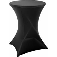 Nette afdekhoes voor een statafel - zwart - spandex elastiek/polyester - D80 cm x H110 cm Nette afdekhoes voor een statafel - zwart - spandex elastiek/polyester - D80 cm x H110 cm