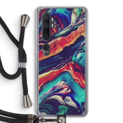 Chameleon Sun: Xiaomi Mi Note 10 Pro Transparant Hoesje met koord