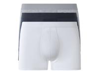 LIVERGY 3 heren boxers (S, Marine/grijs/wit)