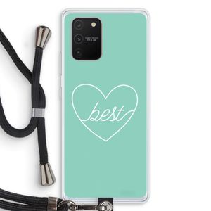Best heart pastel: Samsung Galaxy S10 Lite Transparant Hoesje met koord