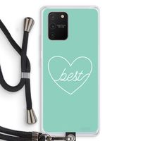 Best heart pastel: Samsung Galaxy S10 Lite Transparant Hoesje met koord