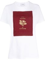 Barrie logo-patch cotton T-shirt - Blanc - thumbnail