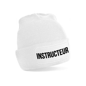 Instructeur muts - unisex - one size - wit