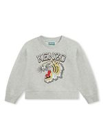 Kenzo Kids sweat Kotora à design brodé - Gris - thumbnail