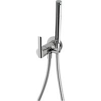 Bidetkraan met handdouche Tres Lex | Opbouw | Mengkraan | 1-hendel | Rond | Chroom