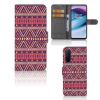OnePlus Nord CE 5G | Telefoon Hoesje | Aztec Paars | Portemonnee hoesje