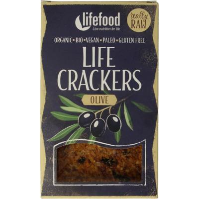 Lifefood Life crackers olijf raw bio