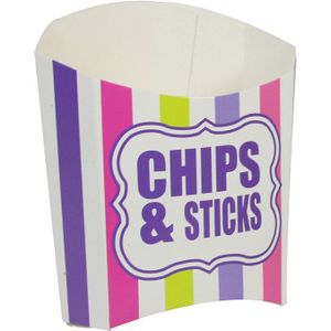 Chips & Sticks Snackbakje Regenboog