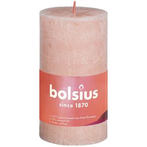 Bolsius Rustiek Stompkaars Shine Collection 100/50 Misty Pink- Nevelig Roze