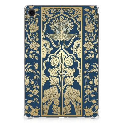 Samsung Galaxy Tab A9 Plus | Siliconen hoesje | Beige Flowers