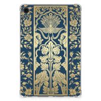 Samsung Galaxy Tab A9 Plus | Siliconen hoesje | Beige Flowers