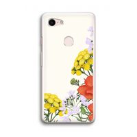 Wilde bloemen: Google Pixel 3 Transparant Hoesje