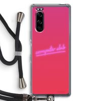 Vice Glow: Sony Xperia 5 Transparant Hoesje met koord