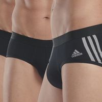 adidas 2 stuks Active Flex Cotton 3 Stripes Brief