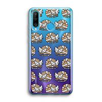 Slapende poes: Huawei P30 Lite Transparant Hoesje