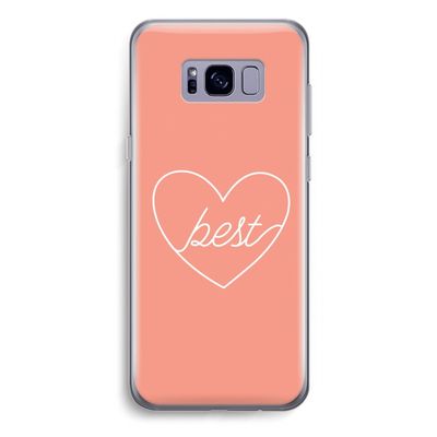 Best heart: Samsung Galaxy S8 Plus Transparant Hoesje