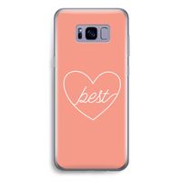 Best heart: Samsung Galaxy S8 Plus Transparant Hoesje