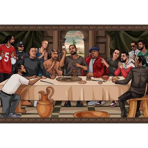 Poster The Last Supper of Hip Hop 91,5x61cm